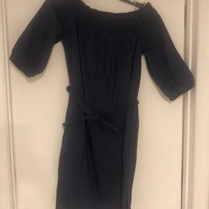 Banana Republic Blue Off the Shoulder Size Medium